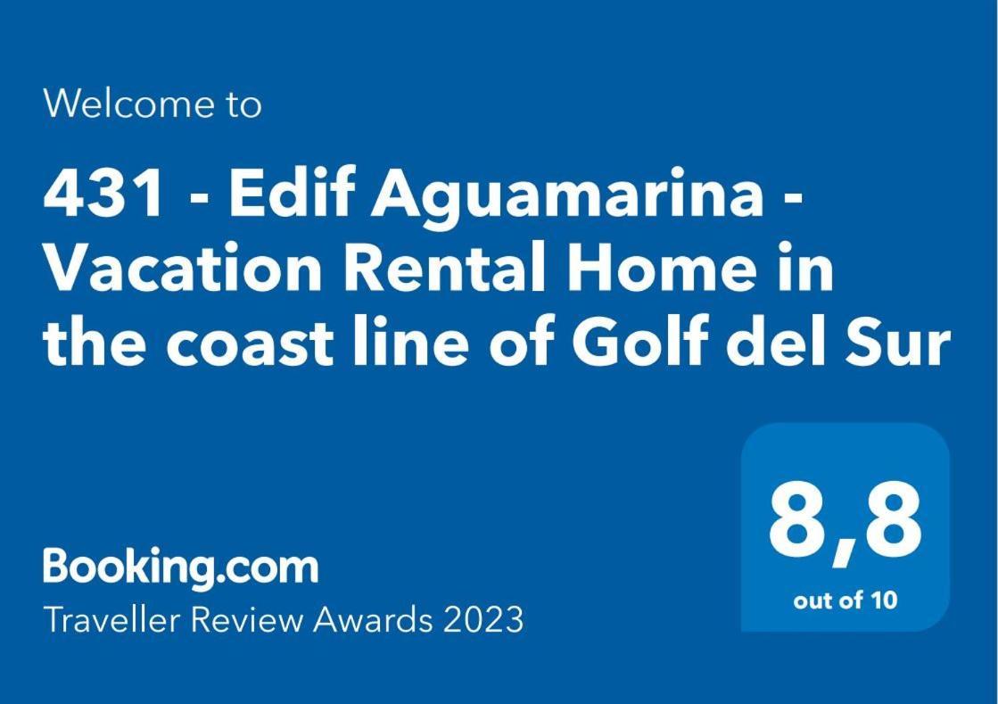 431 - Edif Aguamarina - Vacation Rental Home In The Coast Line Of Golf Del Sur Сан Мигель Экстерьер фото