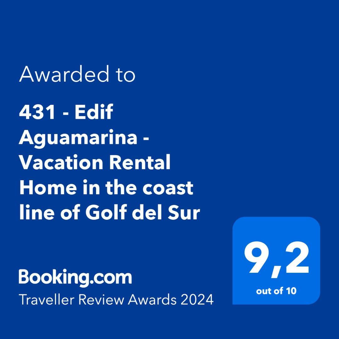 431 - Edif Aguamarina - Vacation Rental Home In The Coast Line Of Golf Del Sur Сан Мигель Экстерьер фото